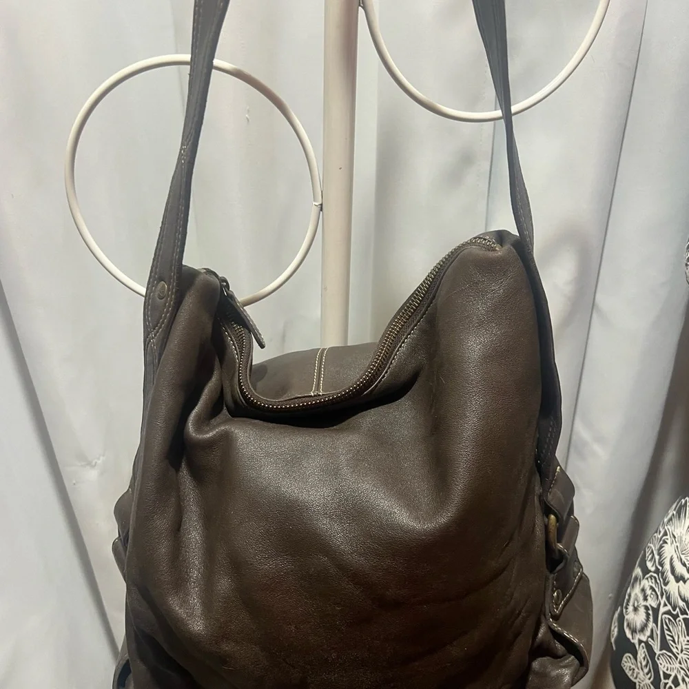 Eddie Bauer Brown Hobo Bag